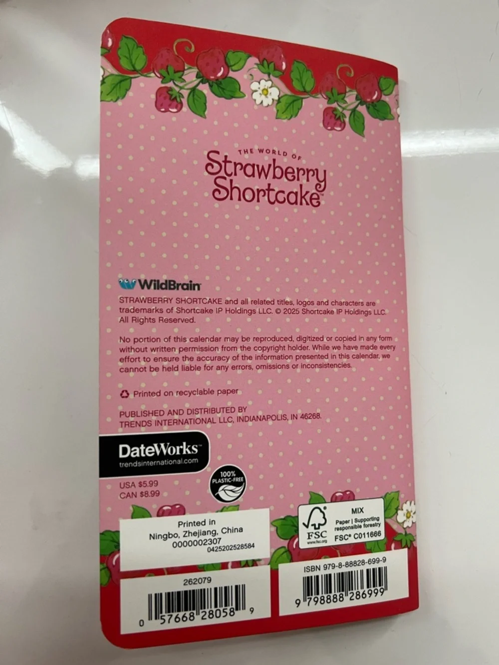 2026-2027 Strawberry Shortcake Pocket Planner